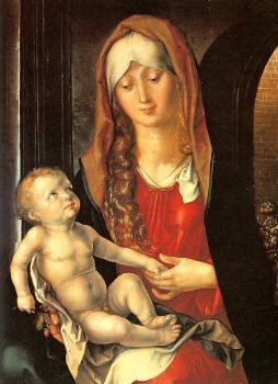 阿爾弗雷德 丟勒 Maria mit Kind vor einem Torbogen 阿爾弗雷德 丟勒 Maria mit Kind vor einem Torbogen